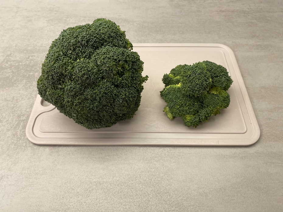 Recept dětský příkrm z brokolice - omytá a okrájená